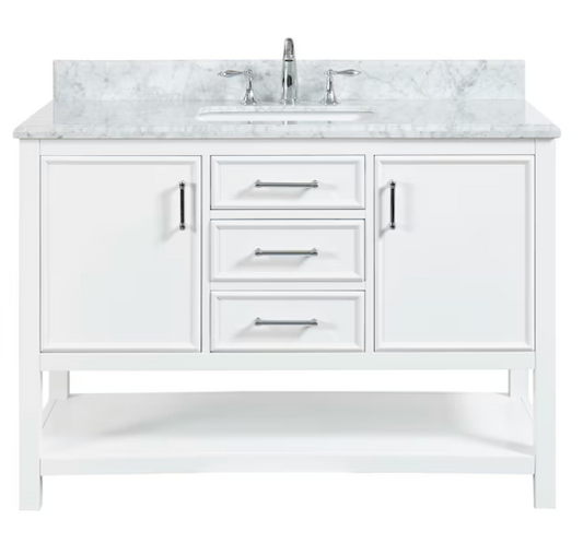 allen + roth Manhattan 49-in White Bathroom Vanity IN THE BOX