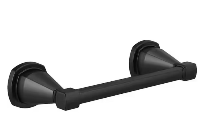 Delta Stryke Wall Mount Pivot Arm Toilet Paper Holder - Matte Black