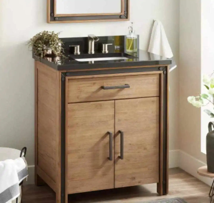 Signature Hardware Celebration Bathroom Vanity Rustic Acacia 30"