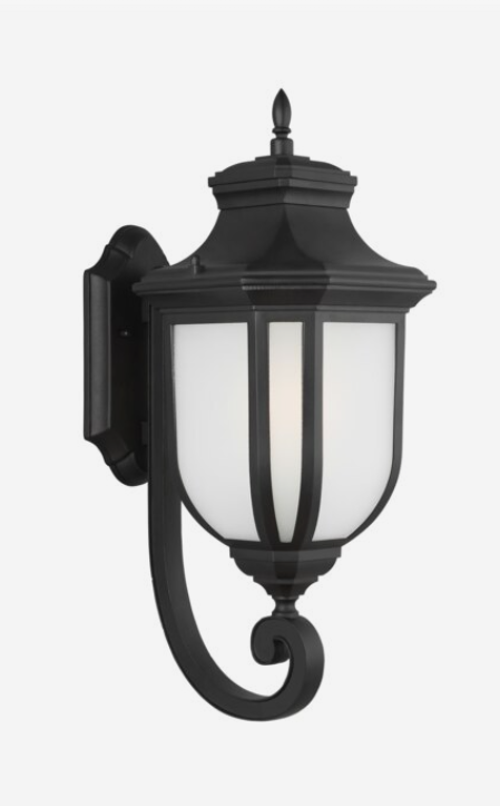 Generation Lighting Childress Single Wall Lantern - Black