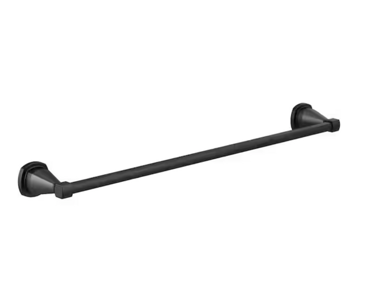 Delta 24" Stryke Towel Bar - Matte Black