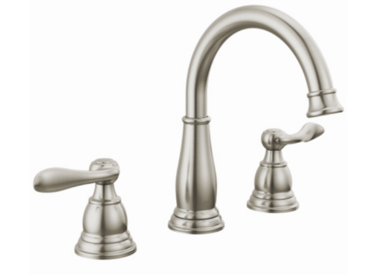 Delta Windmere Widespread Two Handle Bathroom Faucet - Brushed Nickel