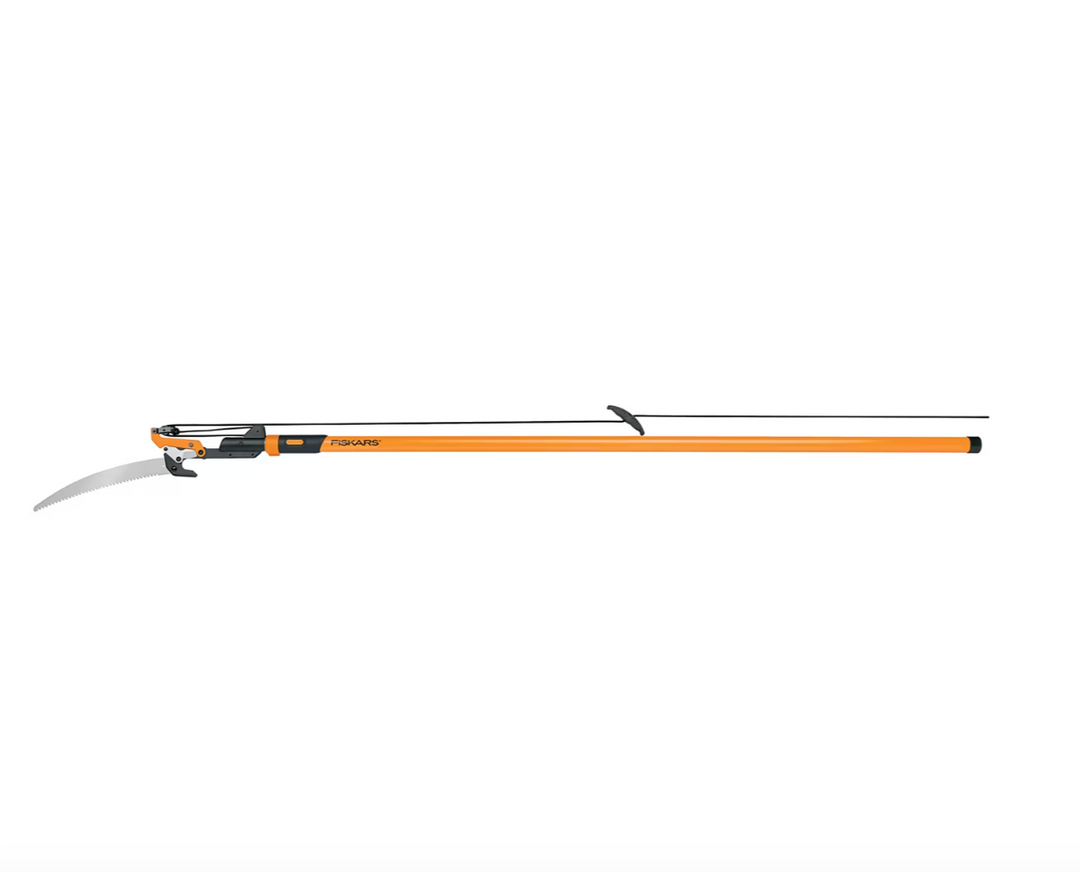 Fiskars Power-Lever Extendable Pole Saw and Pruner (7'-14')