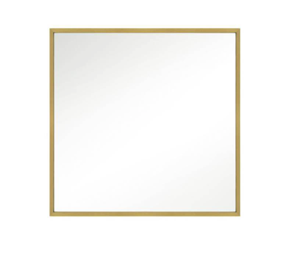 Generation Lighting Kit Mirror Square  28"- Burnished Brass