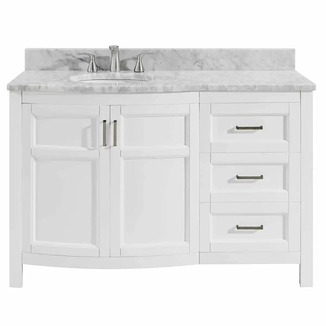 allen + roth Moravia Single Sink Bathroom Vanity White 48"