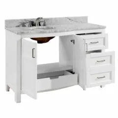 allen + roth Moravia Single Sink Bathroom Vanity White 48"