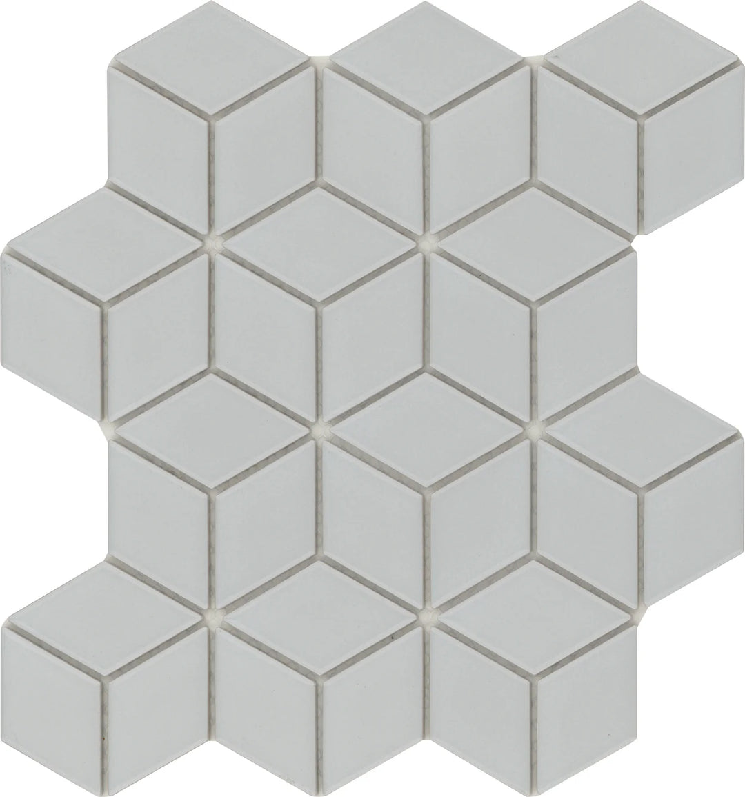 Influence Cube Mosaic 10" x 12" Gray