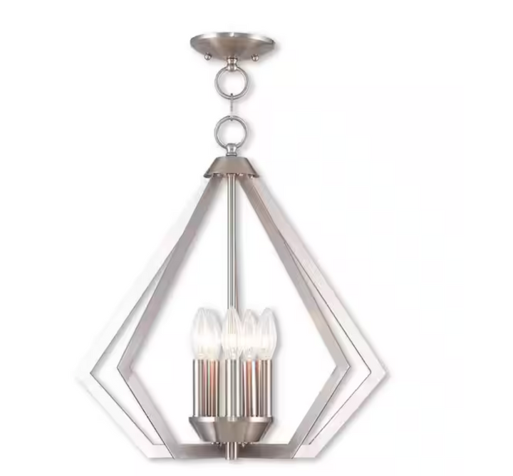 Kichler Prism 5-Light Acrylic Chandelier - Brushed Nickel