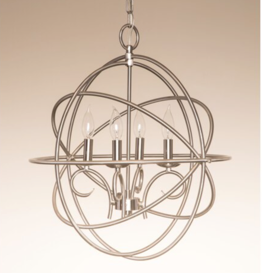 Kichler Vivian 4-Light Brushed Nickel Modern/Contemporary Chandelier