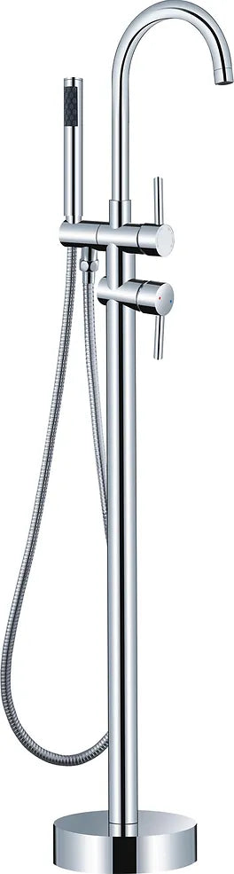 Lucia Freestanding Bath Faucet - Chrome