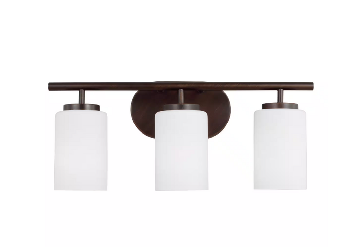 Generation Lighting Oslo 3 Bulb Vanity Light - Bronze