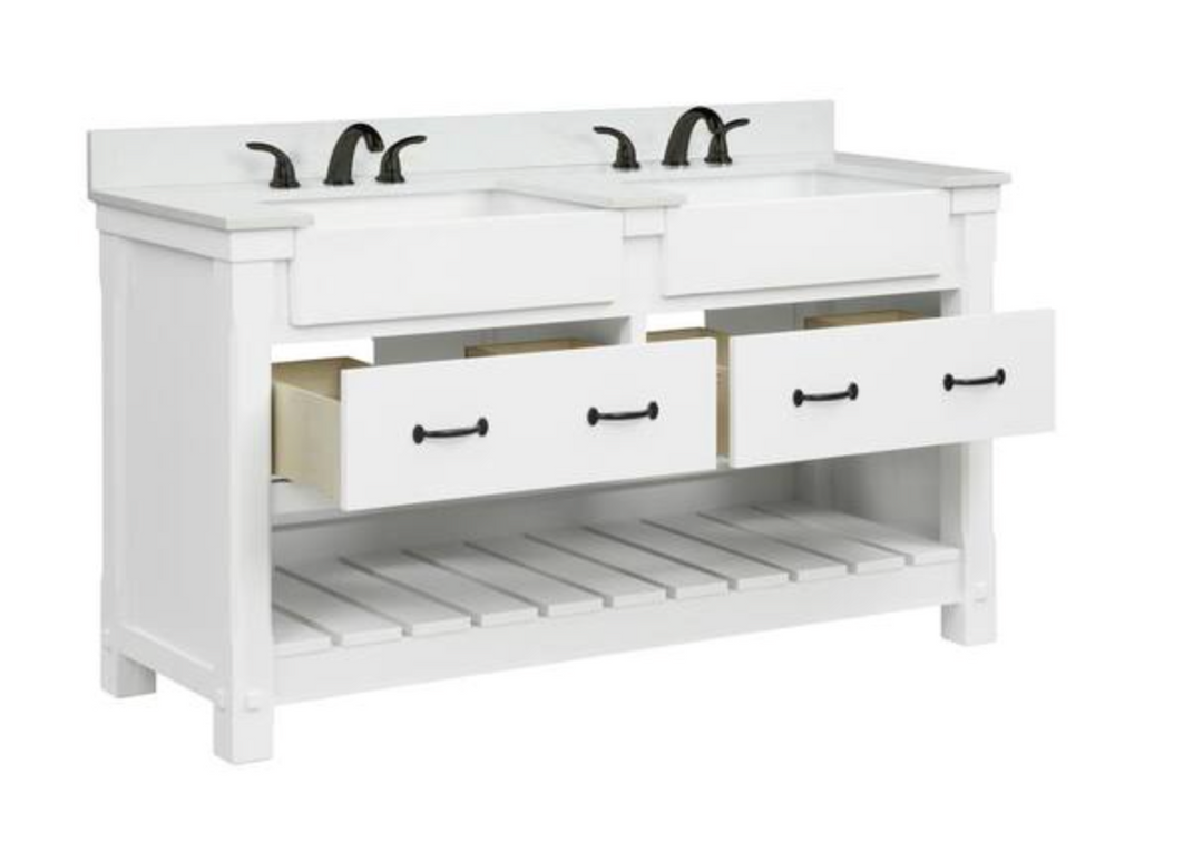 Farmington Vanity 61" Bathroom Vanity IN THE BOX