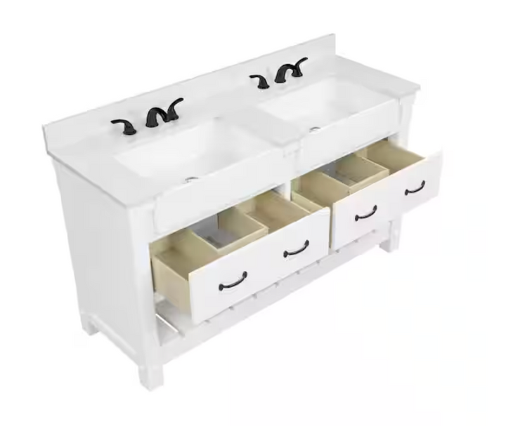 Farmington Vanity 61" Bathroom Vanity IN THE BOX