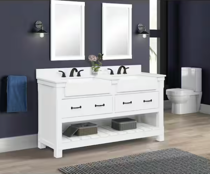 Farmington Vanity 61" Bathroom Vanity IN THE BOX