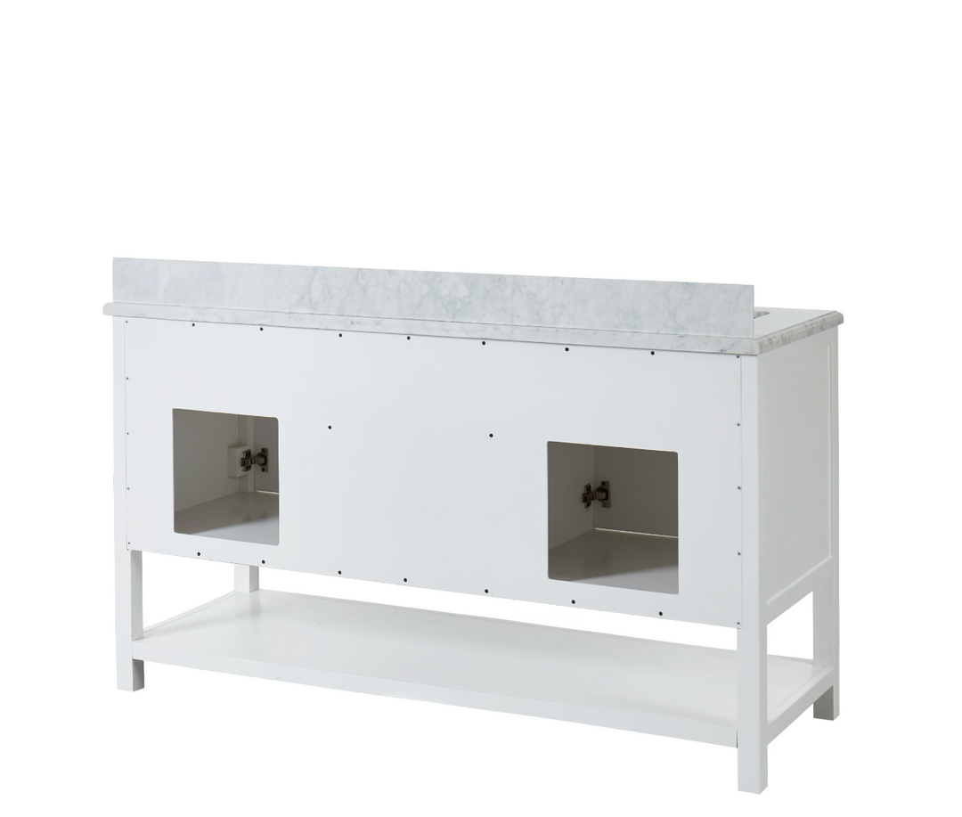 allen + roth Manhattan 61-in White Bathroom Vanity IN THE BOX