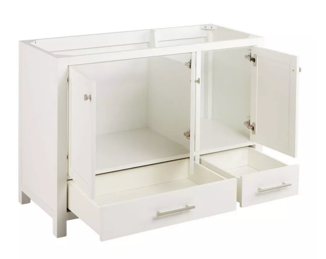 Signature Hardware Radke Bathroom Vanity  White 48"