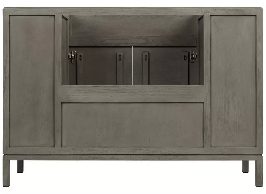 Signature Hardware Becker Bathroom Vanity Teak Graywash 48"