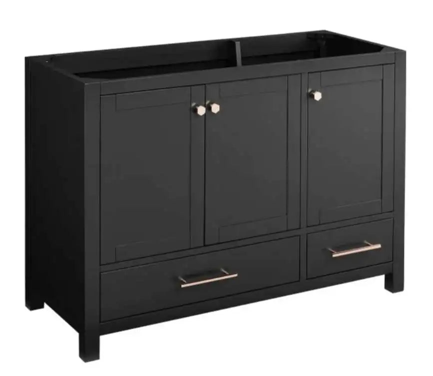 Signature Hardware Radke Bathroom Vanity Black 48"