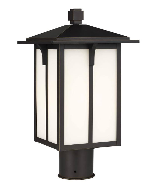 Generation Lighting Tomek Outdoor Post Lantern - Antique Bronze