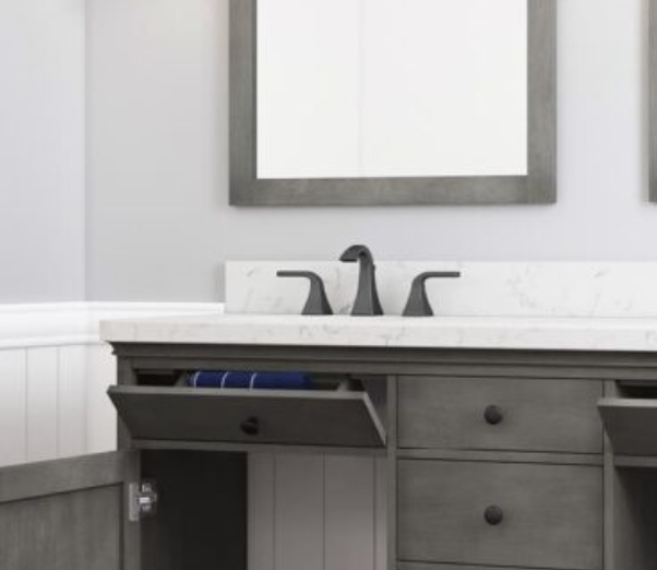 allen + roth Whitney Double Sink Bathroom Vanity Antique Gray 60"